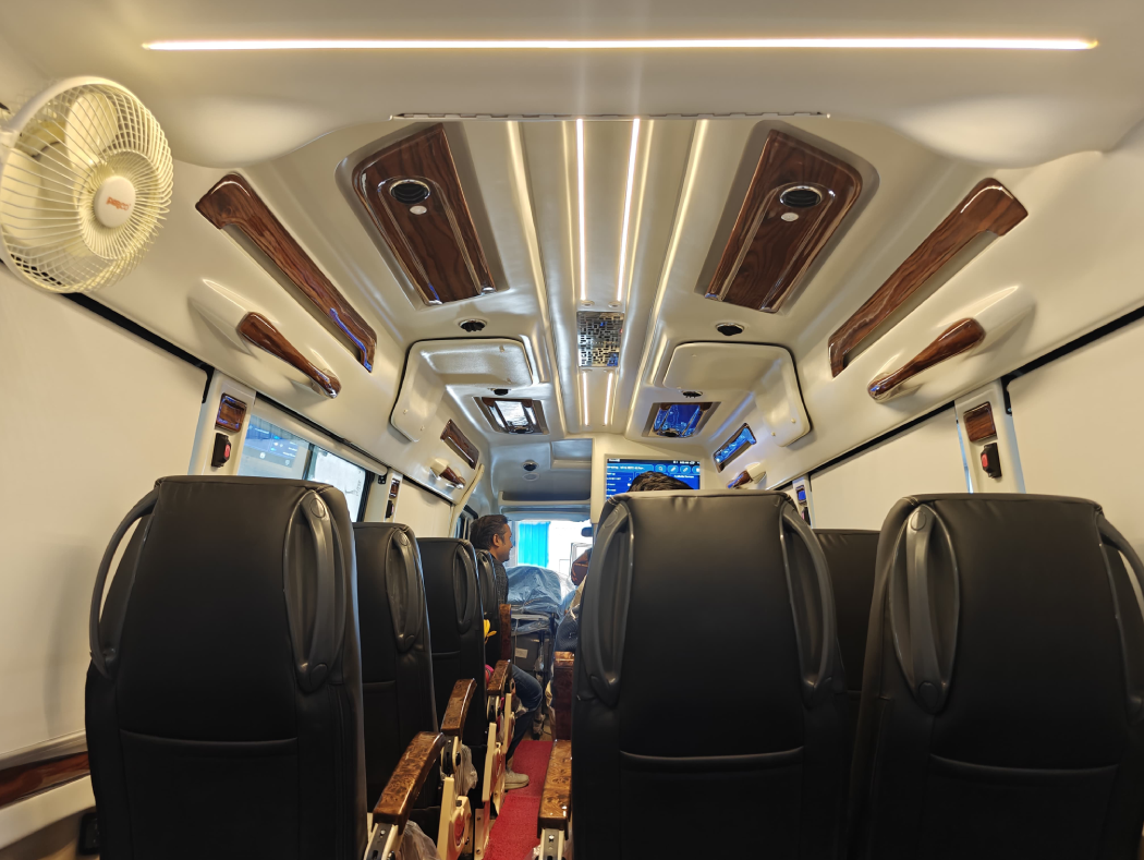 tampo traveler interior view in day light